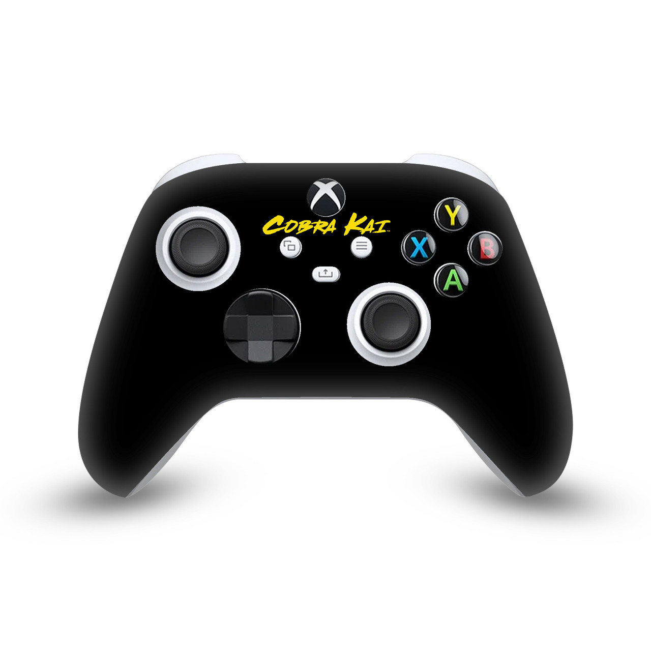 Cobra Kai Iconic Classic Logo Game Console Wrap and Game Controller Skin Bundle for Microsoft Series X Console & Controller